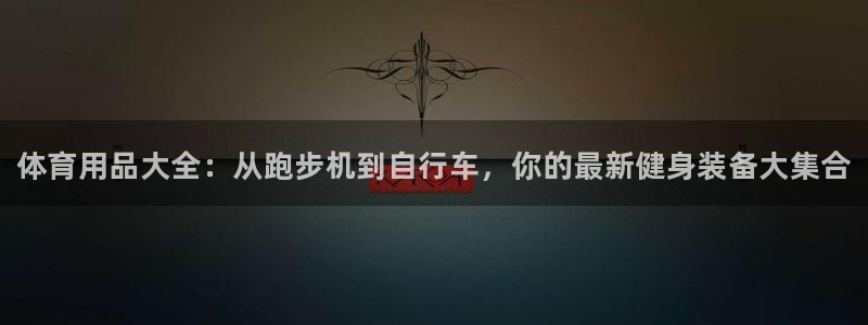欧亿体育官方正版app集团简介：体育用品大全：从跑步