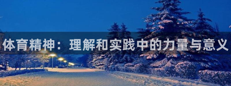 注册欧亿体育官方正版app：体育精神：理解和实践中的