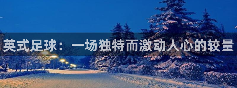 德国欧亿体育官方正版app集团：英式足球：一场独特而